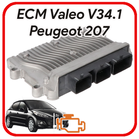 Centralina motore Peugeot 207 1.4i Valeo V34.1